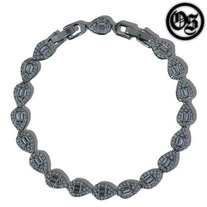 Cubic Teardrop Bracelets