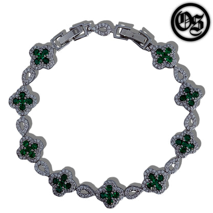 Icy Clover Bracelets