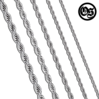 Rope Bracelets Silver | 2-6MM