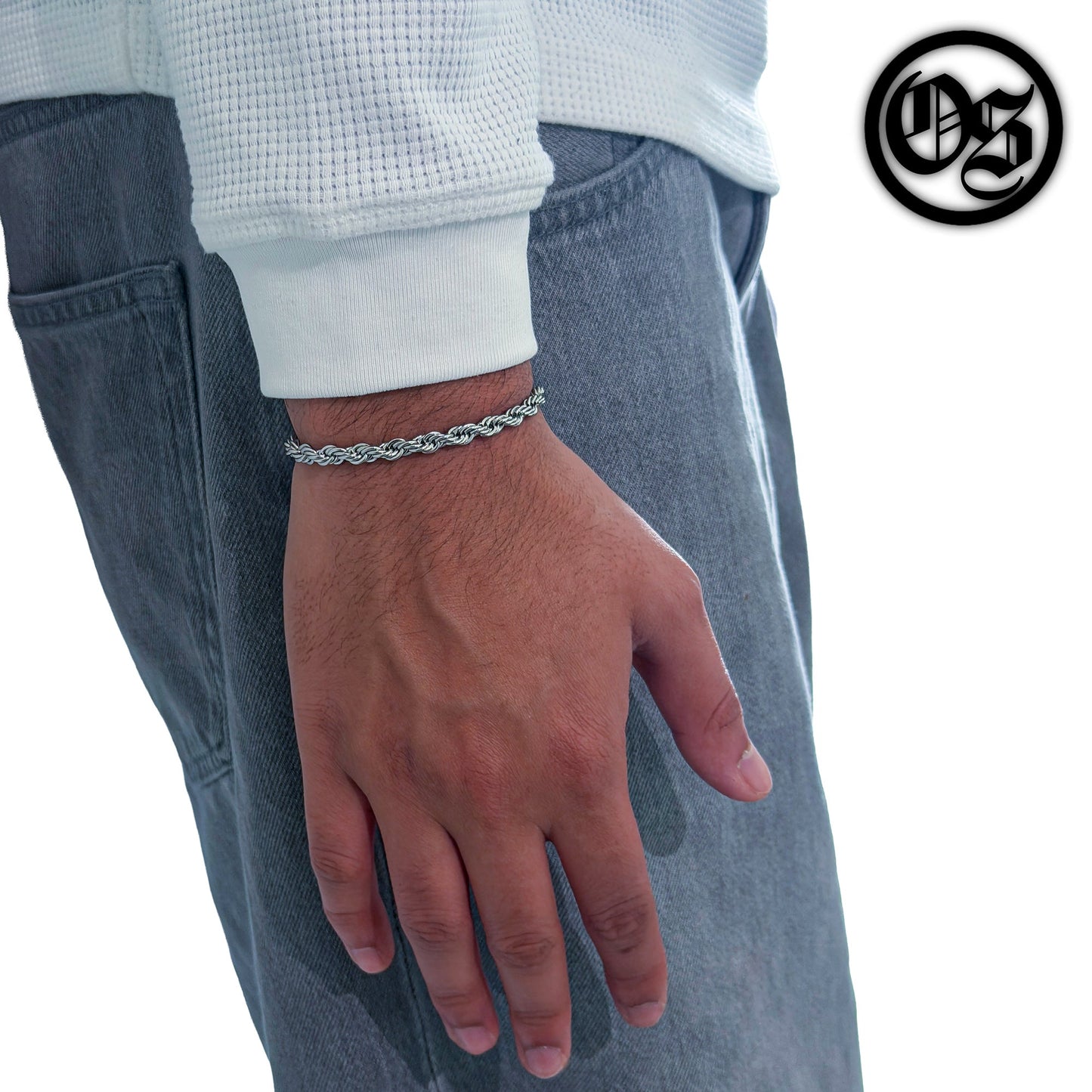 Rope Bracelets Silver | 2-6MM